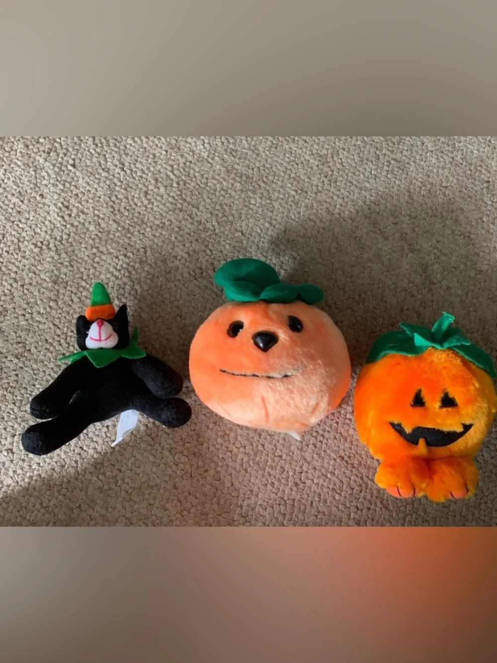 Kids Halloween Pumpkin Plush Costume Accessory - Orange